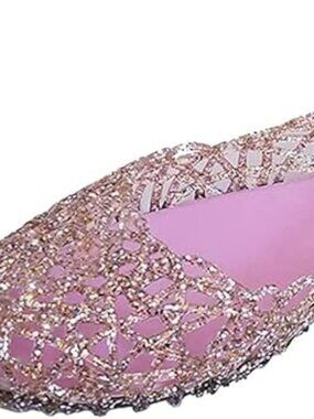 Womens Sandals Flat Jelly Shoes Slip On Hollow Out Loafers